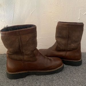 Men’s Leather and Suede Winter Ugg Boots